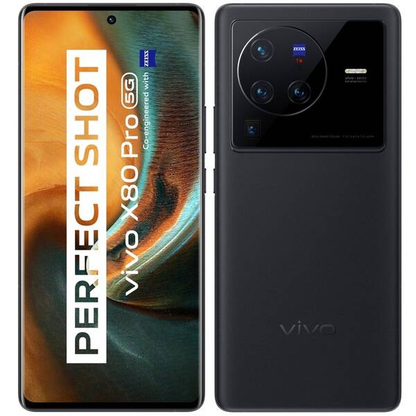 Mobilní telefon vivo X80 Pro 5G 12 GB / 256 GB černý

