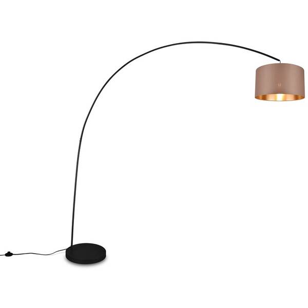 Stojací lampa TRIO Mansur černá/zlatá

