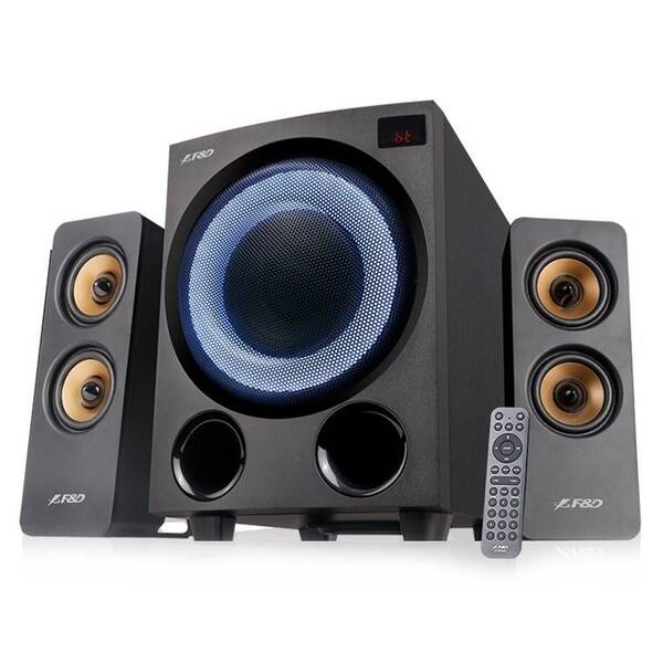 Reproduktory Fenda F&D F770X, 2.1, 76W, RGB, BT5.0, FM rádio, USB, optický vstup, dálkové ovládání 

