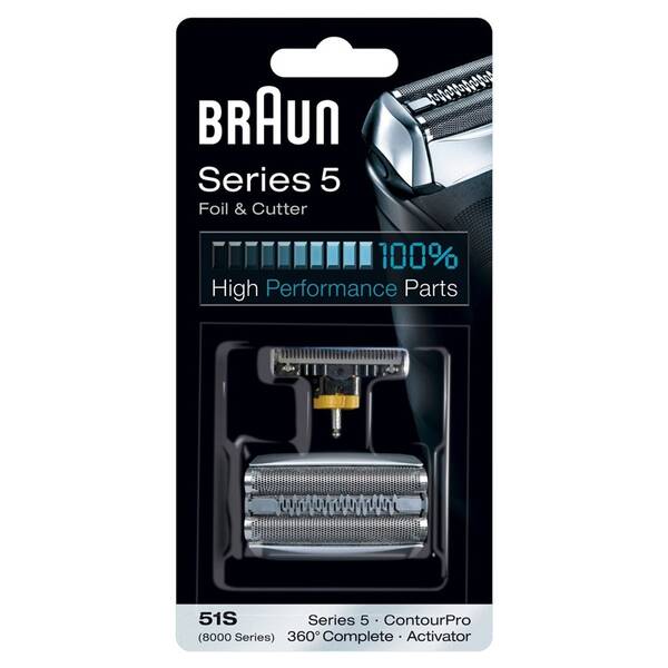 CombiPack Braun Series5 - 51S stříbrné

