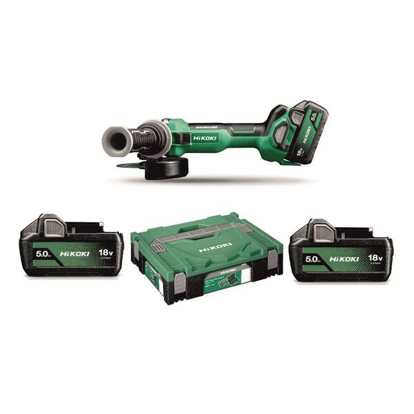 Úhlová bruska akumulátorová HIKOKI (HITACHI) G1813DAWQZ (s baterií) 

