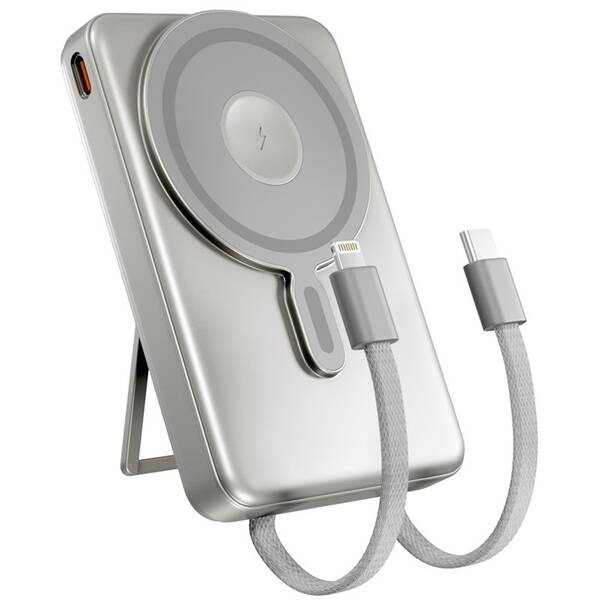 Powerbanka Epico Spello ForcePack 4v1 10000mAh titanová


