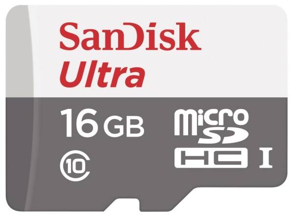 Paměťová karta SANDISK 16GB UHS-I U1 (48R/48W) šedá

