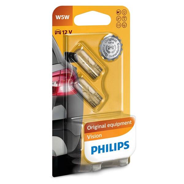 Autožárovka Philips Vision W5W (2 ks) 

