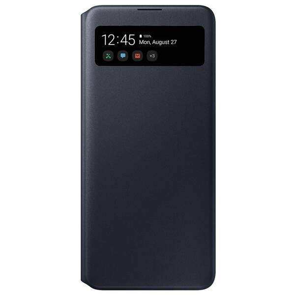 Pouzdro na mobil flipové Samsung S View Wallet Cover na Galaxy A71 černé

