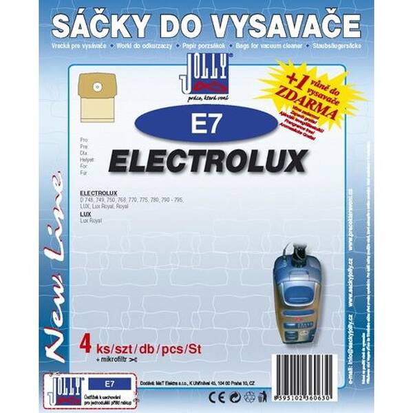 Sáčky do vysavače Jolly E 7 (4 ks) 
