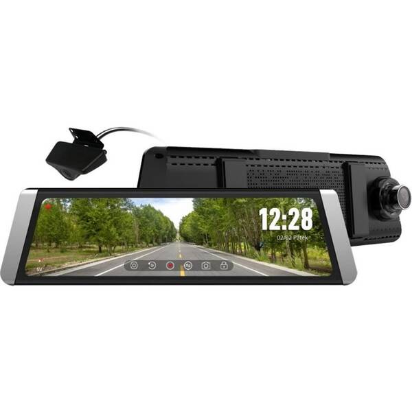 Autokamera CEL-TEC M10s Dual GPS Premium černá/stříbrná

