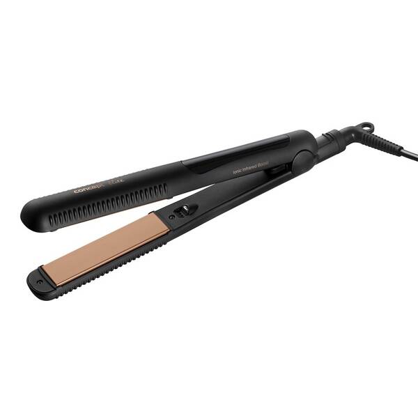 Žehlička na vlasy Concept VZ6020 černá/bronzová

