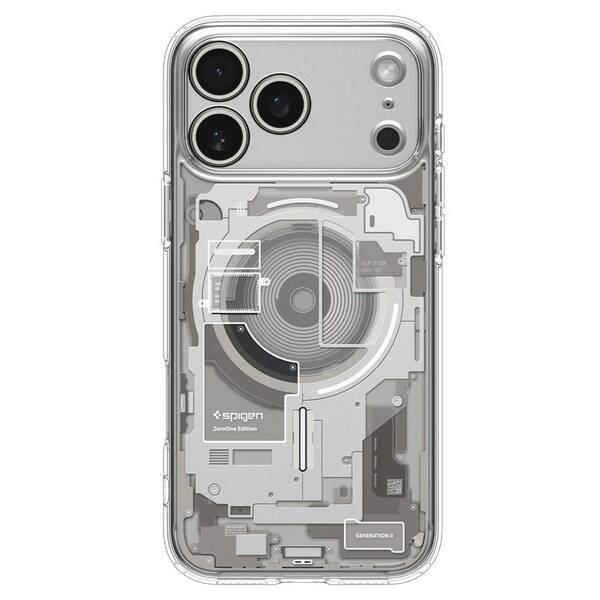 Kryt na mobil Spigen Ultra Hybrid MagSafe na Apple iPhone 18 Pro / 17 Pro šedý

