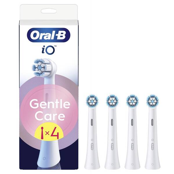 Náhradní hlavice Oral-B iO Gentle Care White (4 ks) bílá

