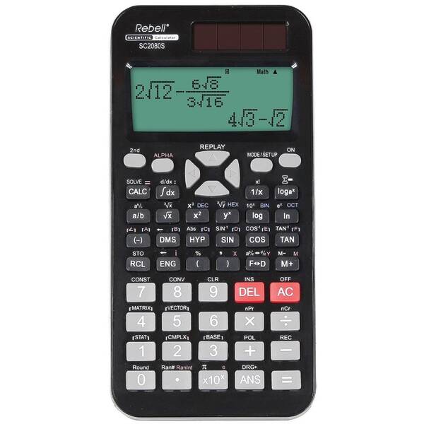 Kalkulačka Rebell RE-SC2080S černá

