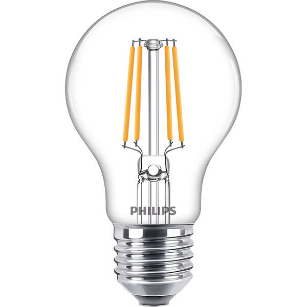Žárovka LED Philips klasik, 4,3W, E27, teplá bílá 

