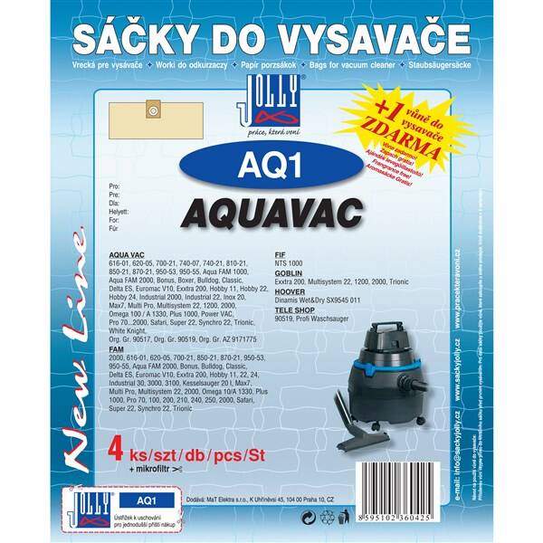Sáčky do vysavače Jolly AQ 1 (4 ks) 

