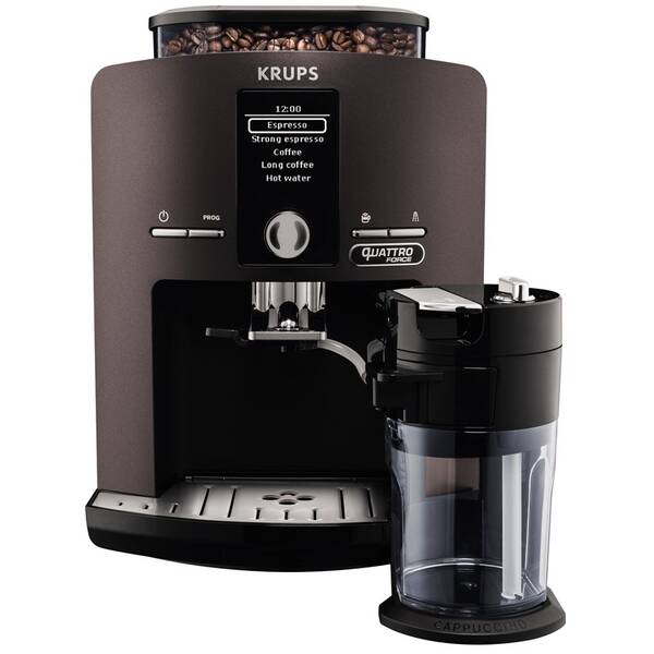 Espresso Krups EA829P10 šedé

