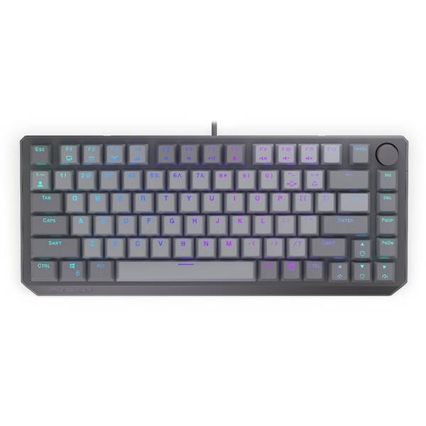 Klávesnice ENDORFY Thock V2 75% US šedá

