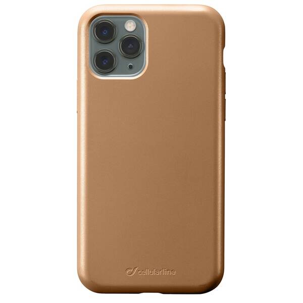 Kryt na mobil CellularLine SENSATION Metallic na Apple iPhone 11 Pro Max zlatý

