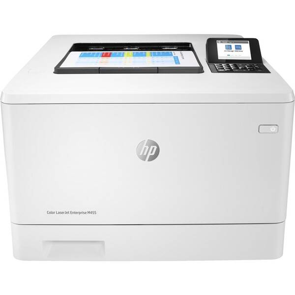 Tiskárna laserová HP Color LaserJet Enterprise M455dn bílá

