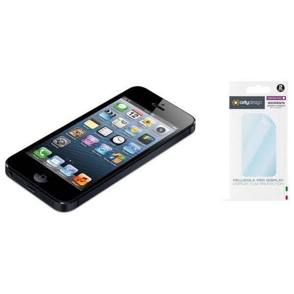 Ochranná fólie Celly pro iPhone 5 (2 ks) 

