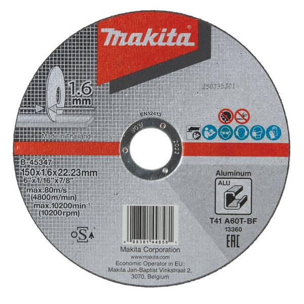 Řezný kotouč Makita B-45347 150 × 1,6 × 22 mm 


