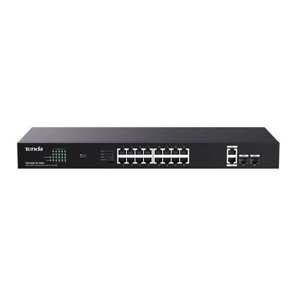 Switch Tenda TEG1120P-16-150W černý

