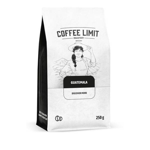 Káva zrnková COFFEE LIMIT Guatemala Huehuetenango 250 g 

