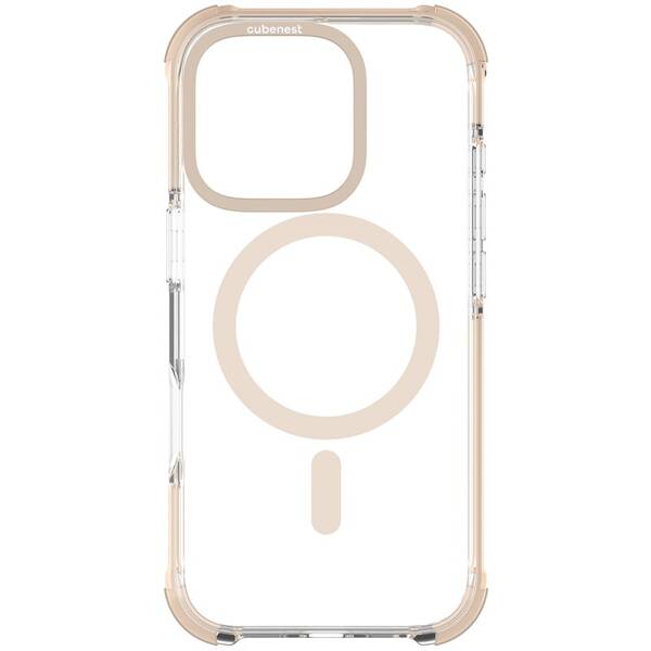 Kryt na mobil Cubenest MagPro Strong Guard na Apple iPhone 16 Pro zlatý

