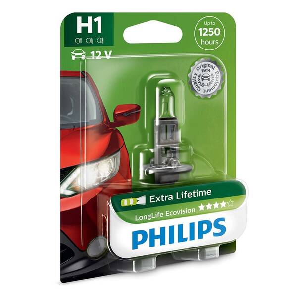 Autožárovka Philips LongLife EcoVision H1 (1 ks) 

