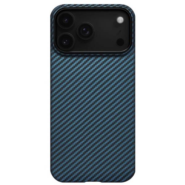 Kryt na mobil Pitaka Ultra-Slim na Apple iPhone 17 Pro Max šedý/modrý

