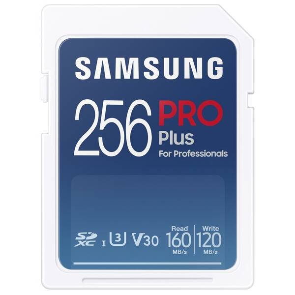 Paměťová karta Samsung 256GB UHS-I U3  (160R/120W) 

