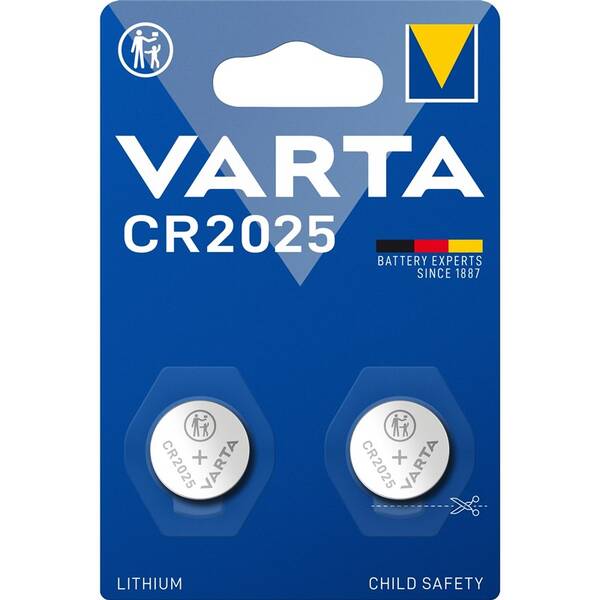Baterie lithiová Varta CR2025, blistr 2ks 

