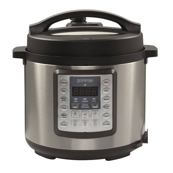 Multifunkční hrnec Gorenje MC6MBK stříbrná barva
