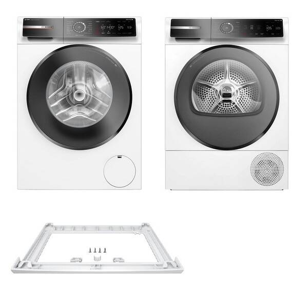 Set výrobků Bosch WGB244A0CS + WQB246DNCS + WTZ27510 bílý

