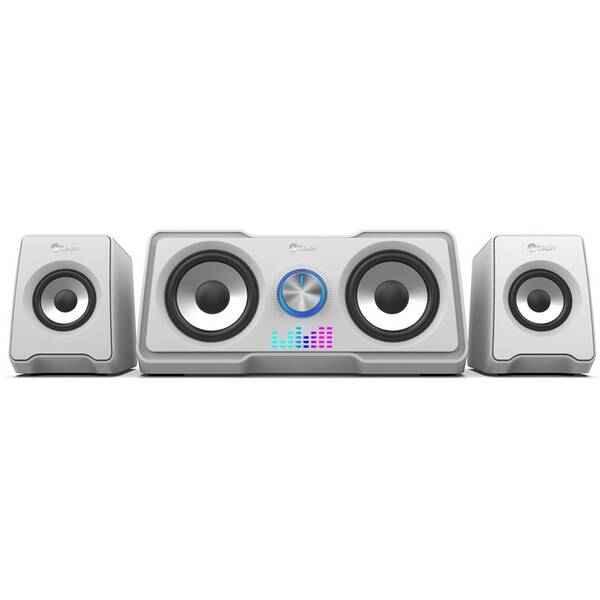 Reproduktory C-Tech SPK-16, 2.2, RGB bílé

