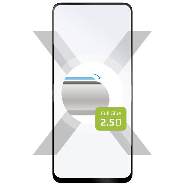 Tvrzené sklo FIXED Full-Cover na Oppo A54 5G/ A74 5G černé

