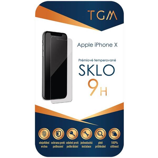 Tvrzené sklo TGM na Apple iPhone X/Xs/11 Pro 

