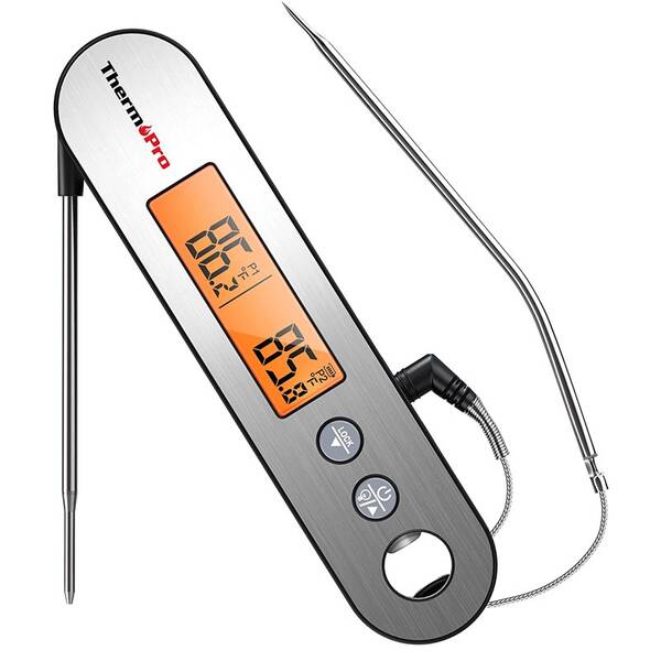 Teploměr do masa ThermoPro TP-610 stříbrný

