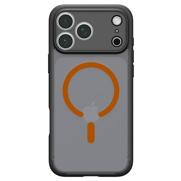 Kryt na mobil Spigen Ultra Hybrid MagSafe na Apple iPhone 18 Pro / 17 Pro černý/oranžový

