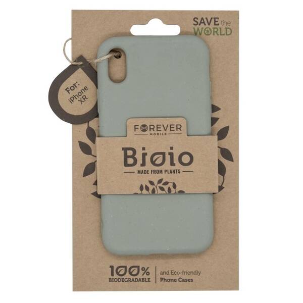 Kryt na mobil Forever Bioio na Apple iPhone XR zelený

