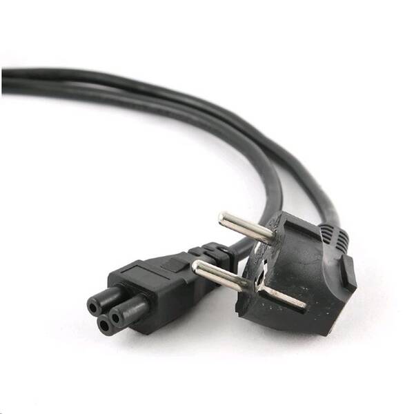 Kabel C-Tech síťový VDE 220/230V napájecí notebook 3 pin Schuko, 1,8 m 

