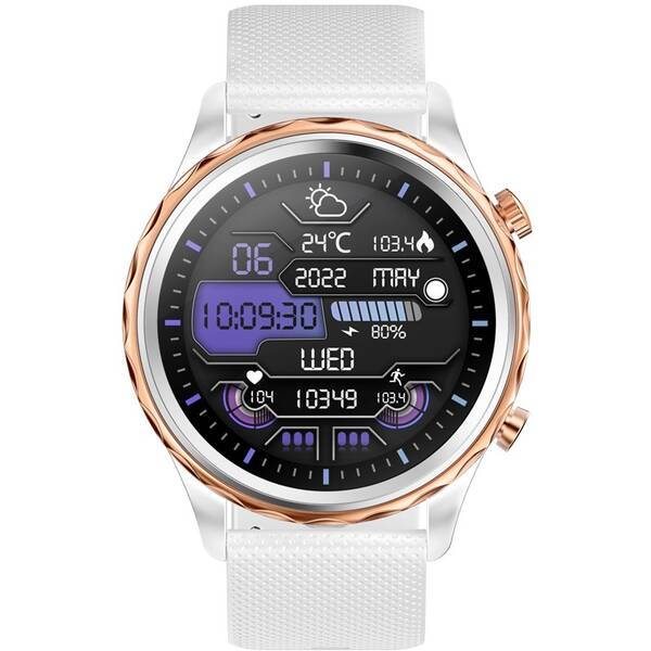 Chytré hodinky Carneo Queen HR+ - rosegold rose gold

