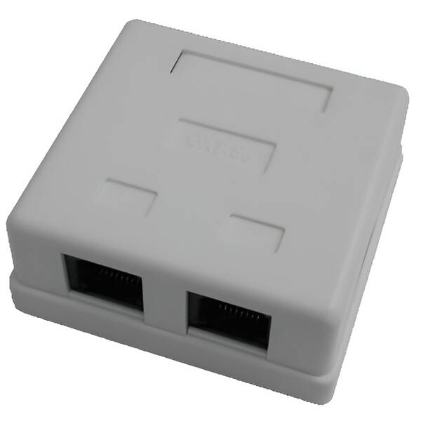 Zásuvka DATACOM UTP Cat.5e 2x RJ45 

