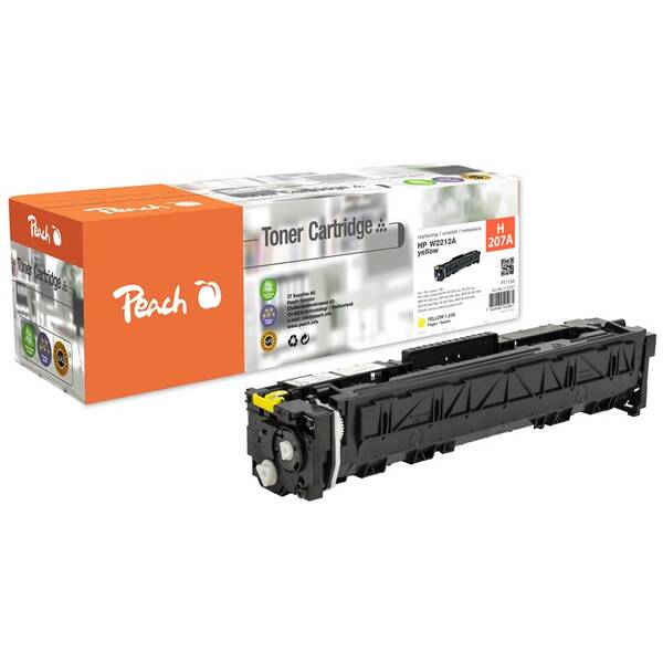 Toner Peach HP 207A, W2212A, 1250  stran žlutý

