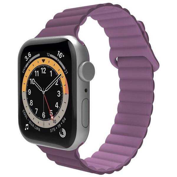 Řemínek Celly magnetický na Apple Watch 42/44/45 mm fialový

