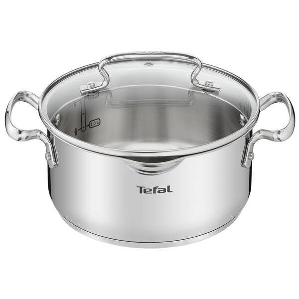 Kastrol s poklicí Tefal G7194456 nerez

