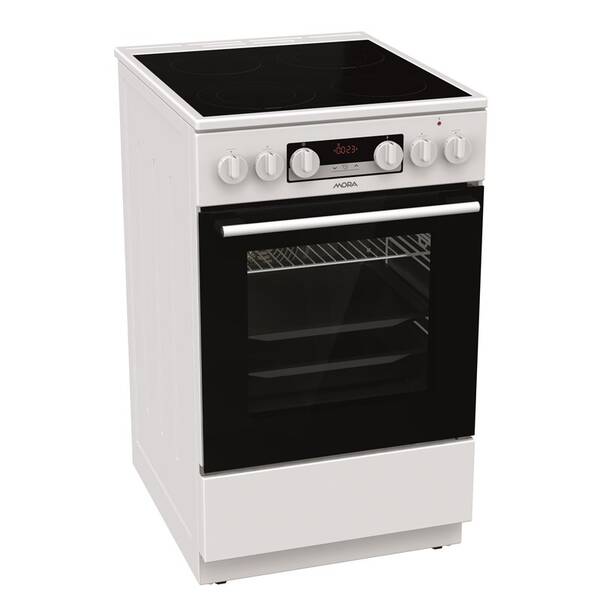 Sklokeramický sporák Mora C 8678 BW bílý

