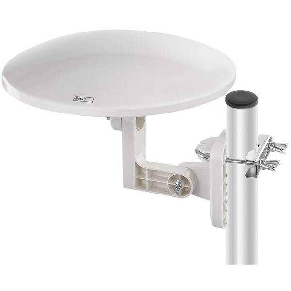Anténa EMOS VILLAGE MOON–V900, DVB-T2, FM, DAB, filtr LTE/4G/5G bílá

