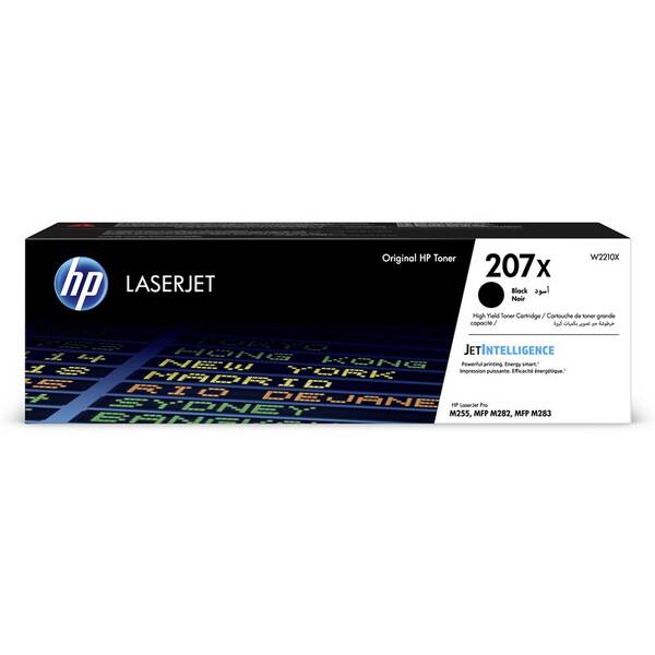Toner HP 207X, 3 150 stran černý

