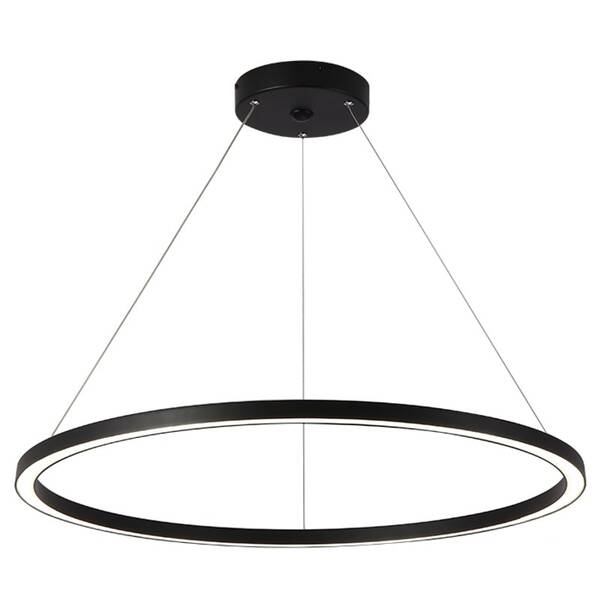 Závěsné svítidlo IMMAX NEO FINO SMART 1 kruh, 80cm, 60W, Zigbee 3.0, TUYA černé

