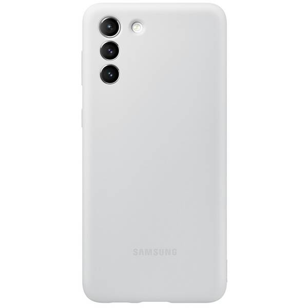 Kryt na mobil Samsung Silicone Cover na Galaxy S21+ 5G šedý

