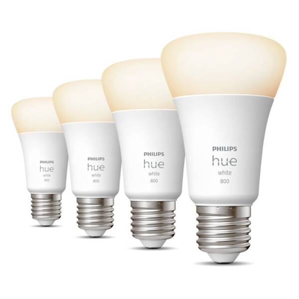 Chytrá žárovka Philips Bluetooth, 9W, E27, White, 4ks 


